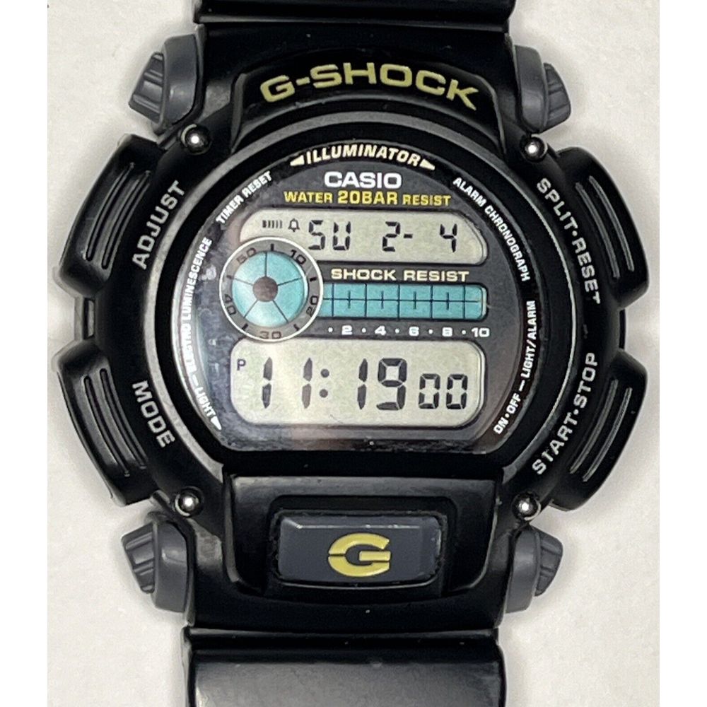GShock Casio Digital Black Unisex Adult Shock  Water Resistance Watch Dw9052